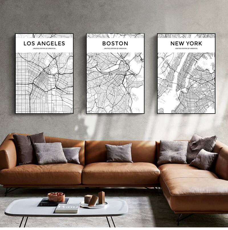 Photography New York - Prints Nordic Style Paintings Picture for