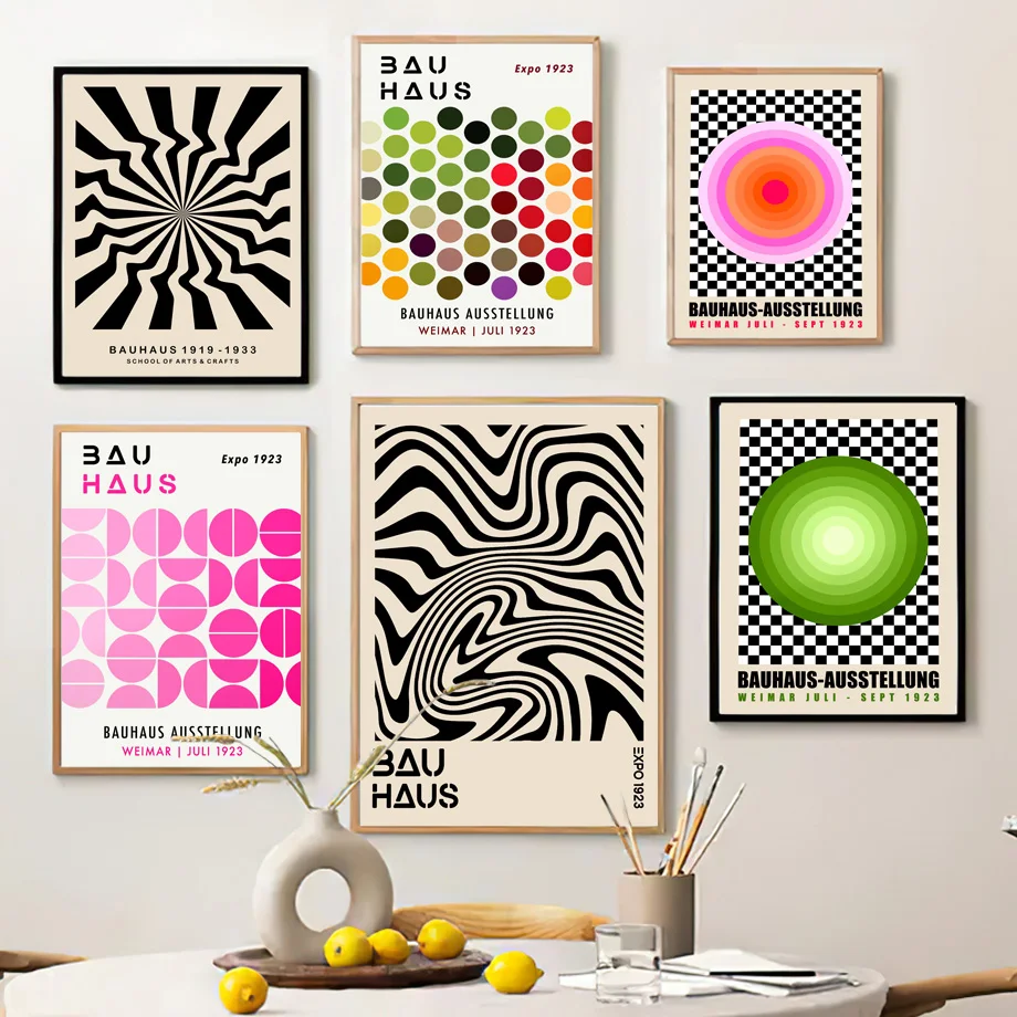 Photography Geometry - Abstract Geometric Gradient Lattice Posters And
