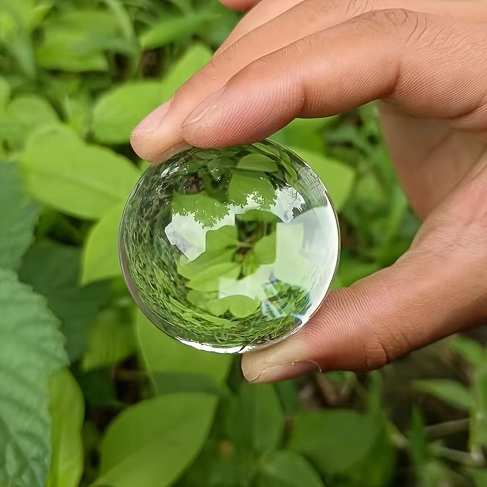 Creative Round Crystal Glass B - Lens Ball Crystal ulasan dan harga