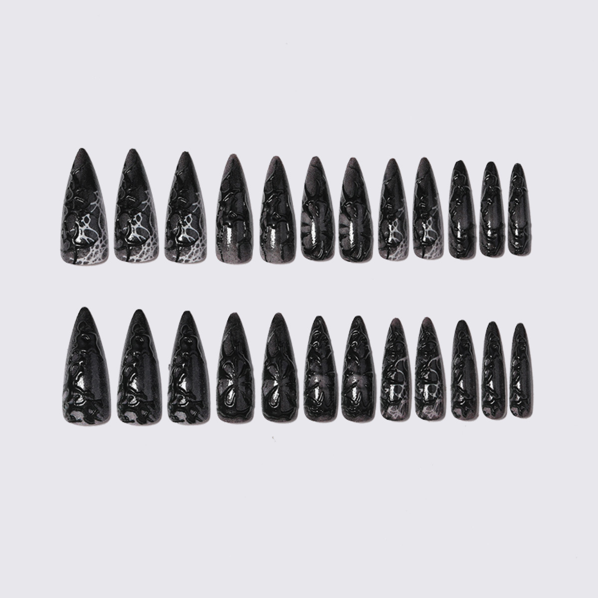24pcs Halloween Gothic Spider  - Photography Online ulasan dan harga