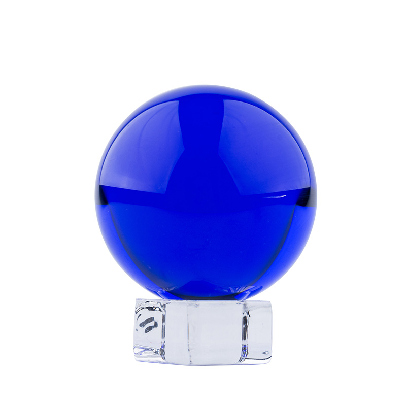 Dark Blue K9 Chandelier Crysta - Lens Ball Crystal ulasan dan harga