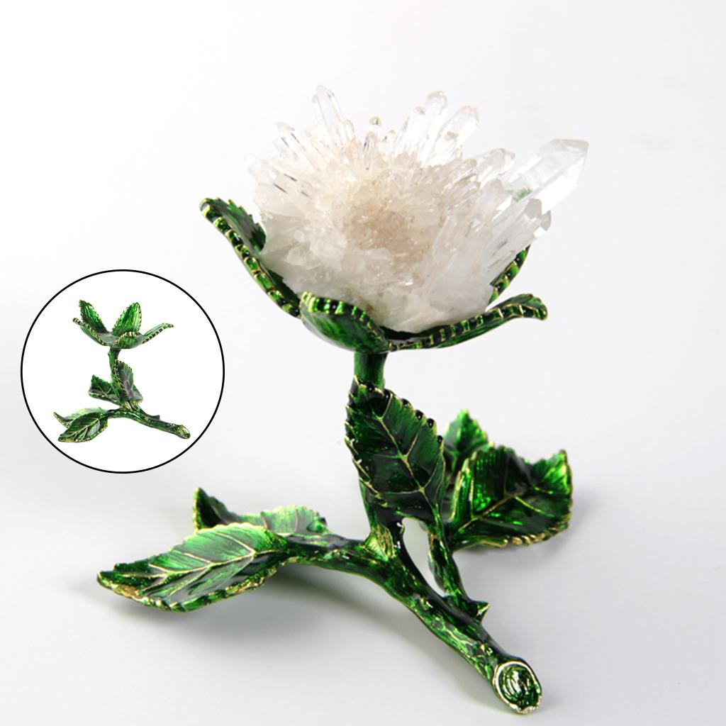 Metal Plated Flower Display St - Lens Ball Crystal ulasan dan harga