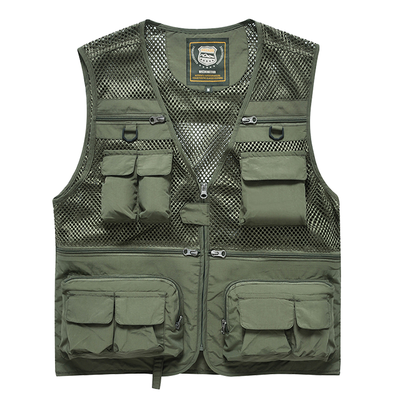 New outdoor multi pocket vest  - Photography Jacket ulasan dan harga