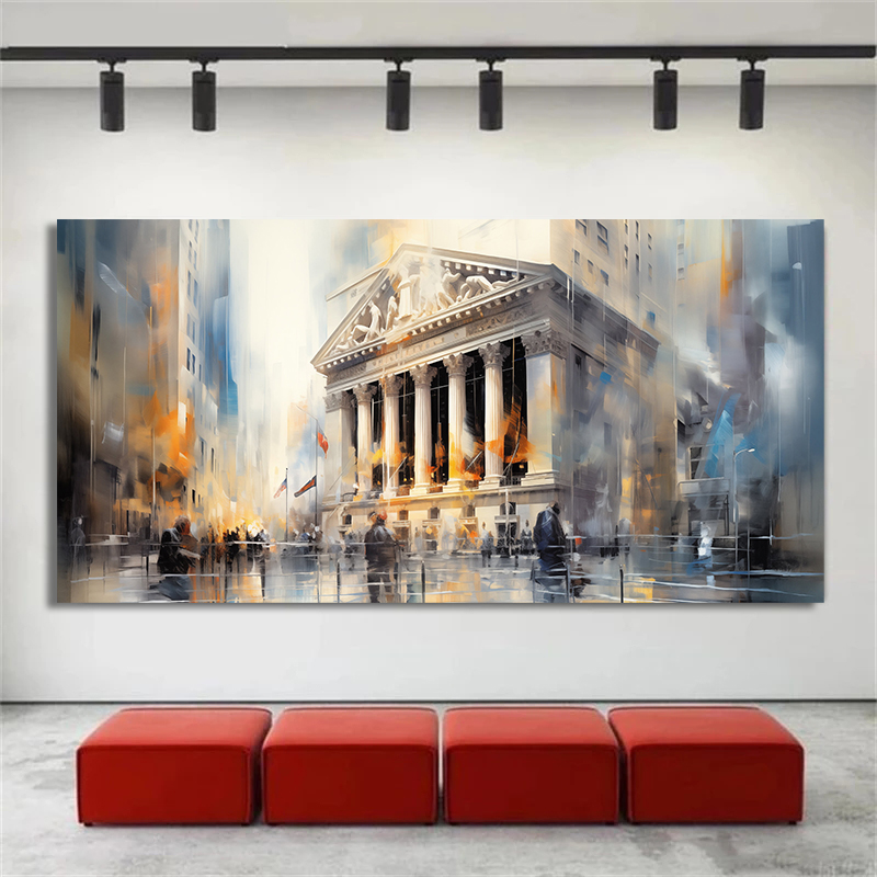 New York Stock Exchange Abstra - Photography New York ulasan dan harga