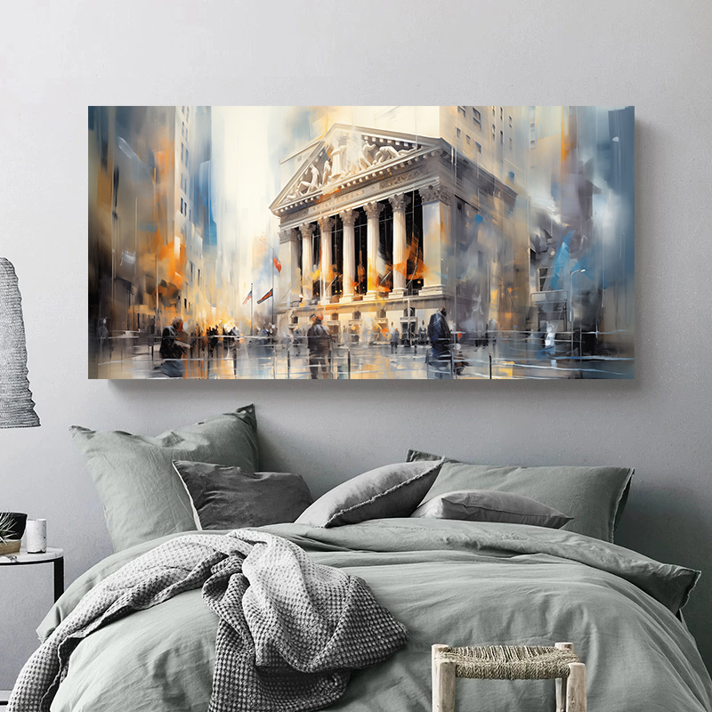 New York Stock Exchange Abstra - Photography New York ulasan dan harga