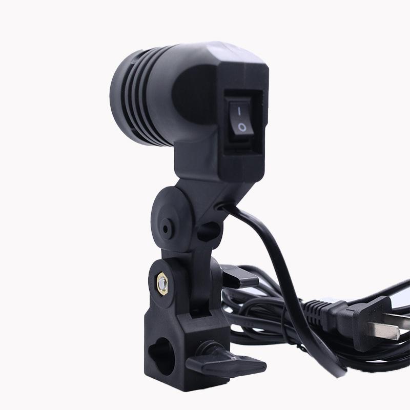 Black 1.8M Cable Cord E27 Sock - Photography Bulb ulasan dan harga