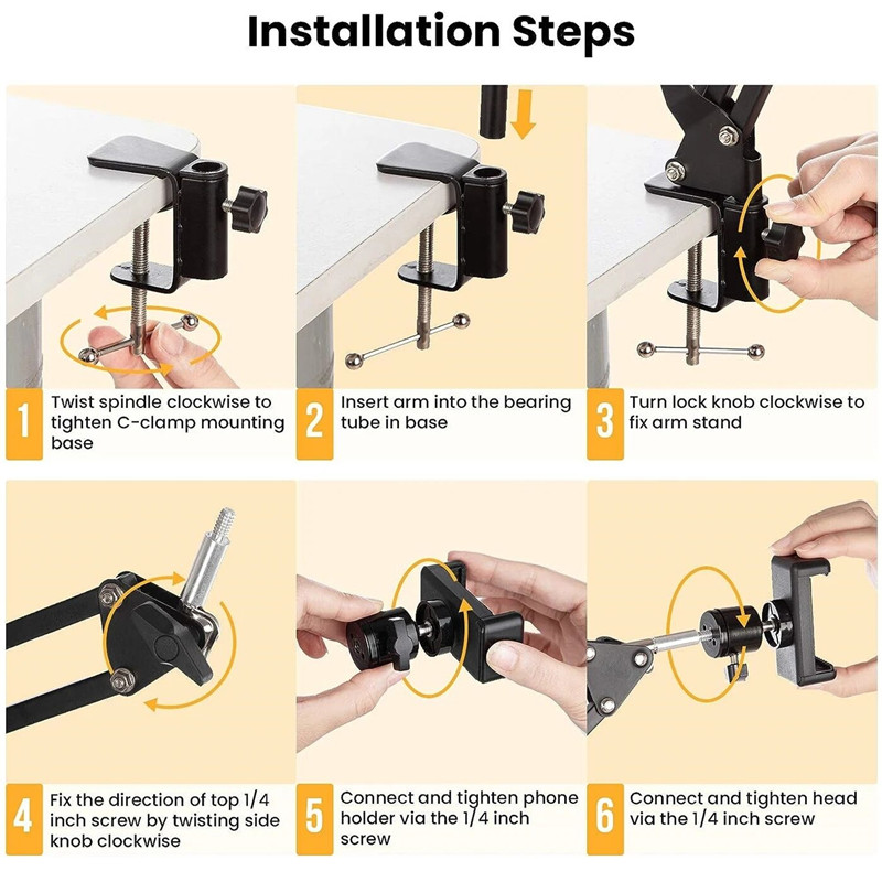 FGCLSY Flexible Arm Tripod For - Photography Online ulasan dan harga