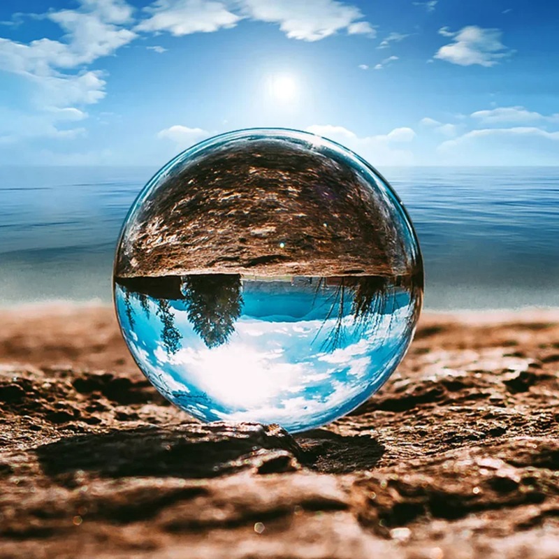 1PCS Clear Lens Globe Crystal  - Lens Ball Crystal ulasan dan harga