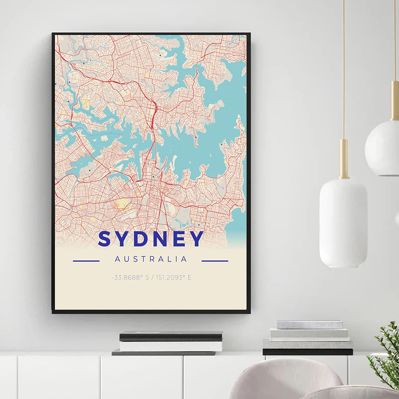 Classic City Maps Travel Beiji - Photography New York ulasan dan harga