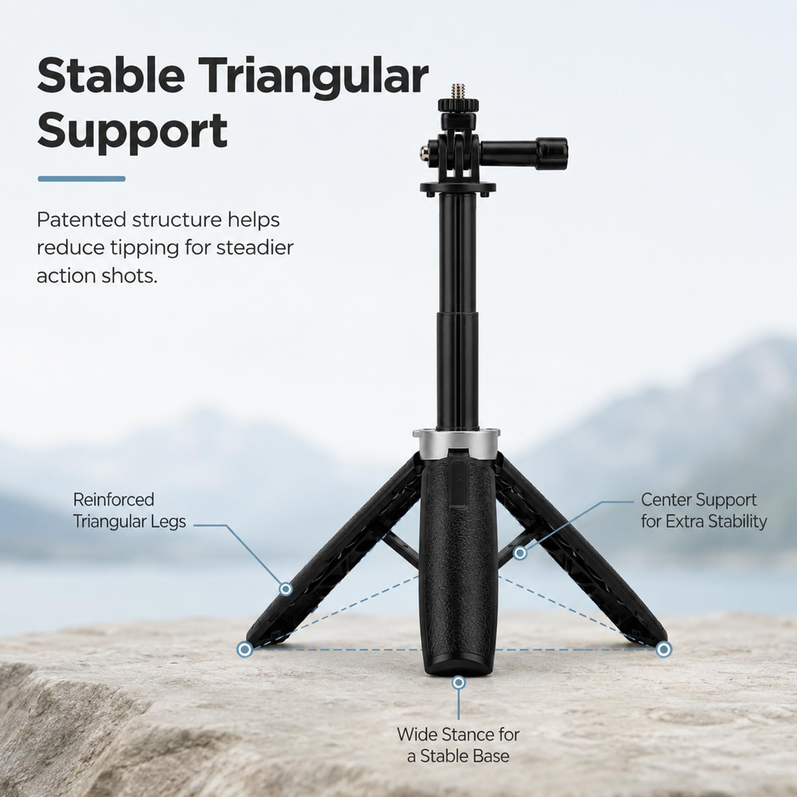 Mini Extendable Tripod Foldabl - Gopro Action Camera Hero 13 Black ulasan dan harga