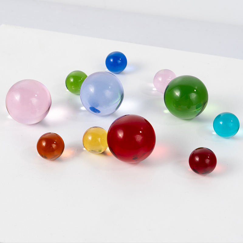 E9 K9 Color Crystal Glass Ball - Lens Ball Crystal ulasan dan harga