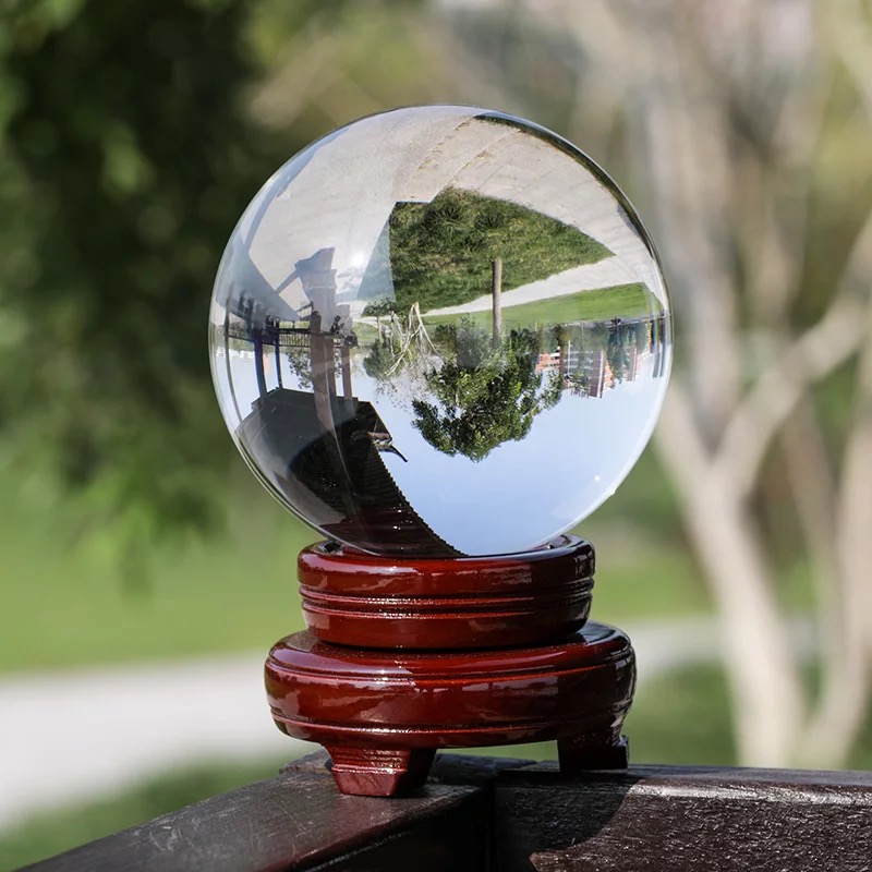 Magic Asian Natural Quartz Cle - Lens Ball Crystal ulasan dan harga