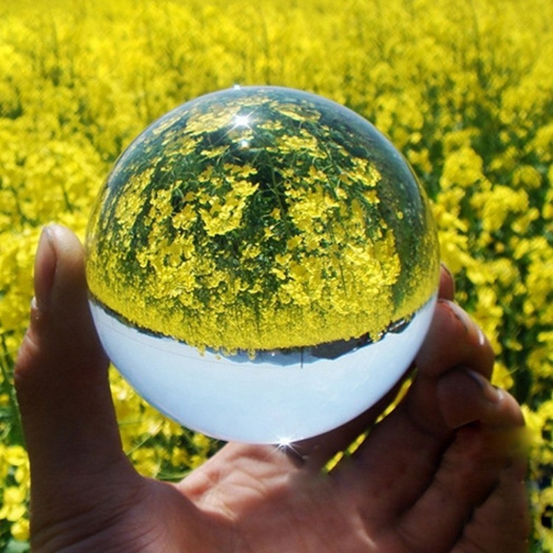 60mm K9 Crystal Ball Clear Gla - Lens Ball Crystal ulasan dan harga
