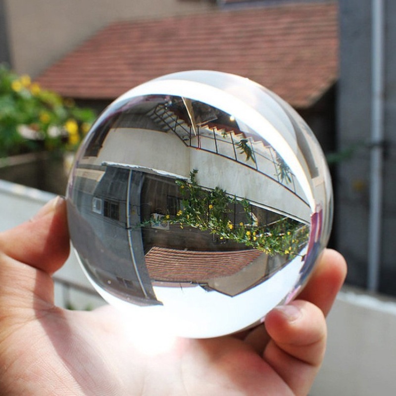 60mm K9 Crystal Ball Clear Gla - Lens Ball Crystal ulasan dan harga