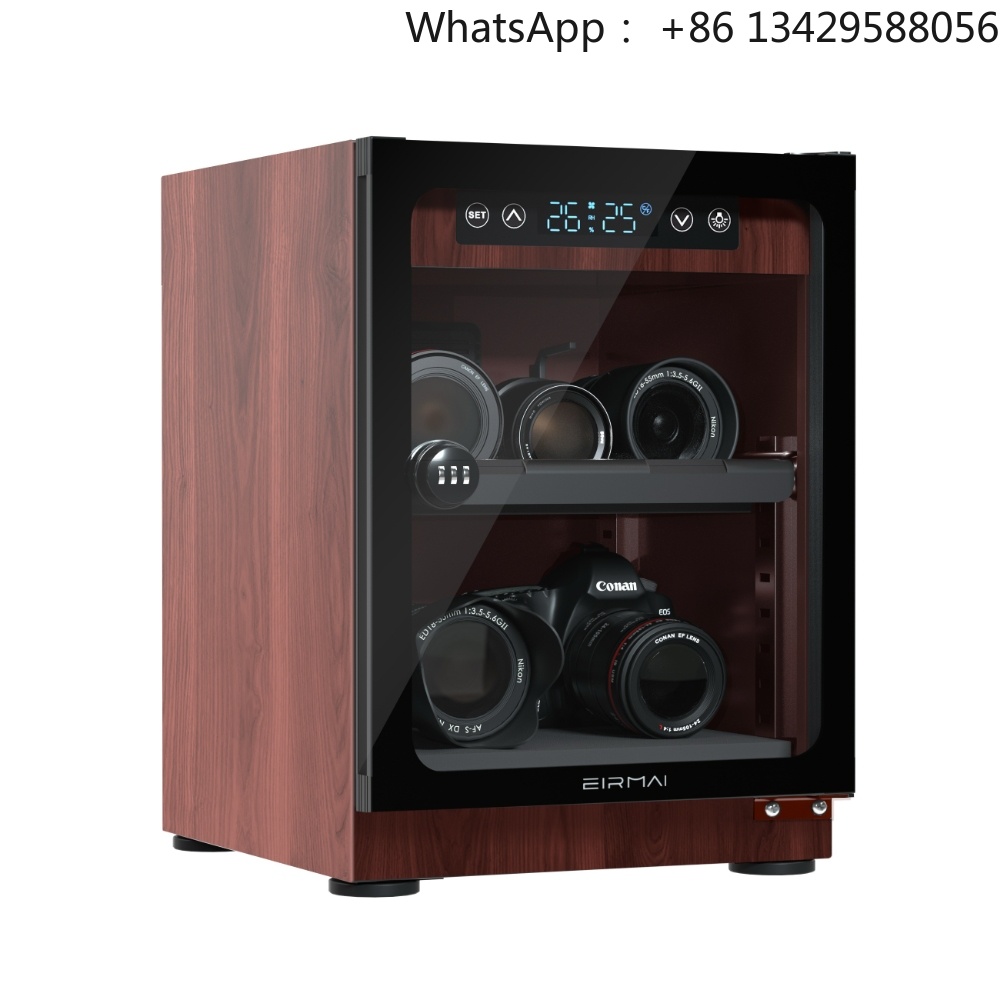30l Wood Grain Style Electroni - Camera Dry Cabinet ulasan dan harga