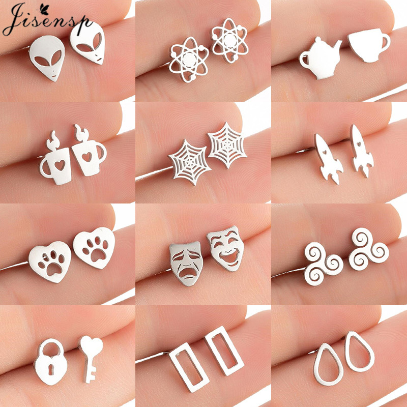 Lovely Stainless Steel Earring - Photography Online ulasan dan harga