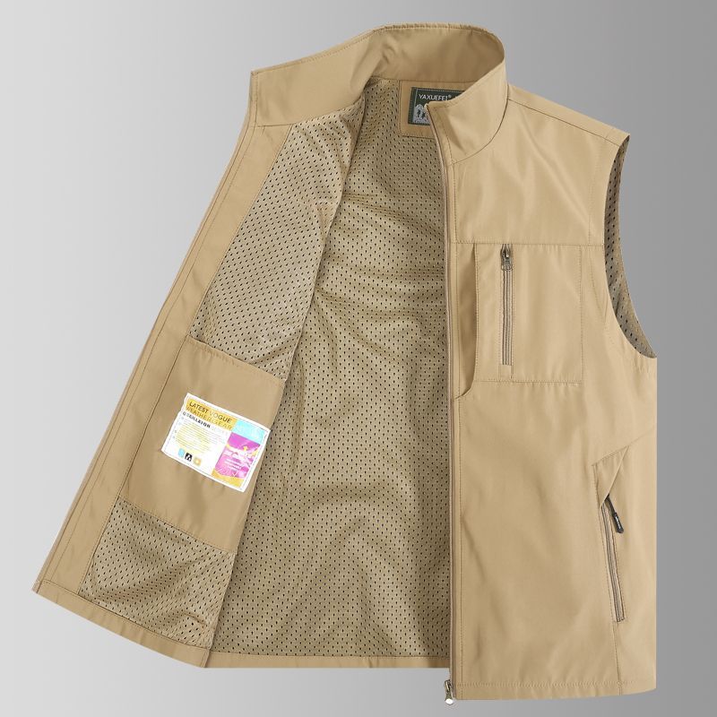Men's Outdoor Multi-pocket Mes - Photography Jacket ulasan dan harga