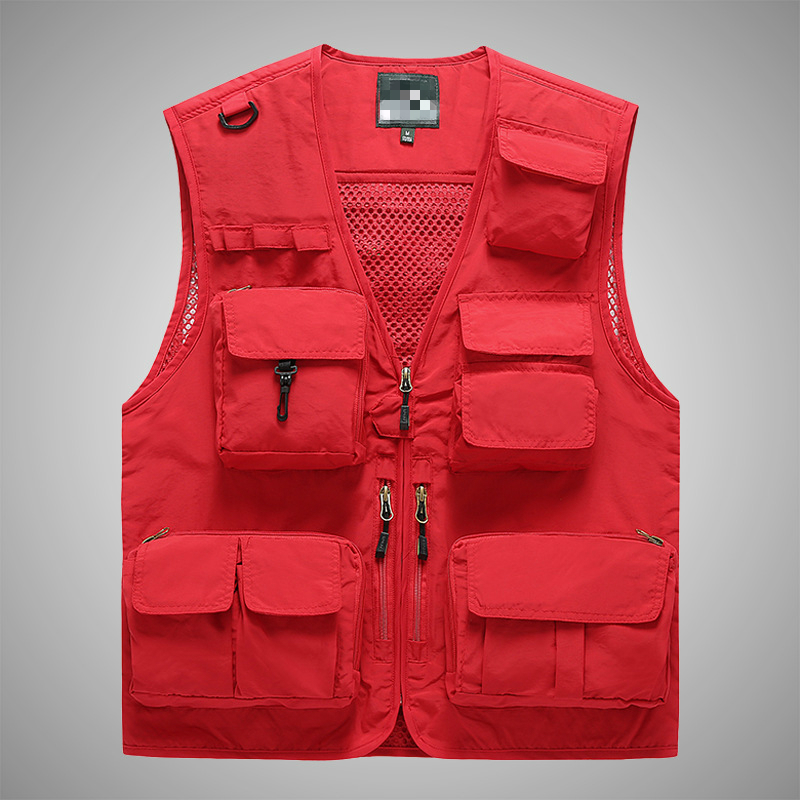 Summer Men Tactical Utility Ve - Photography Jacket ulasan dan harga