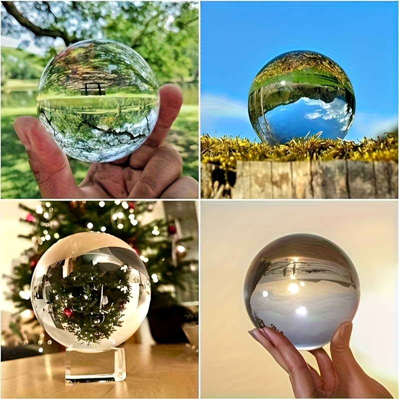 Clear Lens Globe Crystal Glass - Lens Ball Crystal ulasan dan harga
