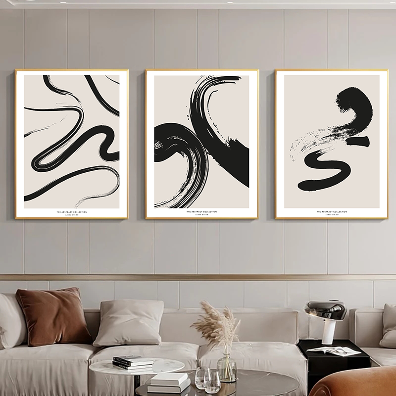 Minimalist Paint Strokes Abstr - Photography Geometry ulasan dan harga