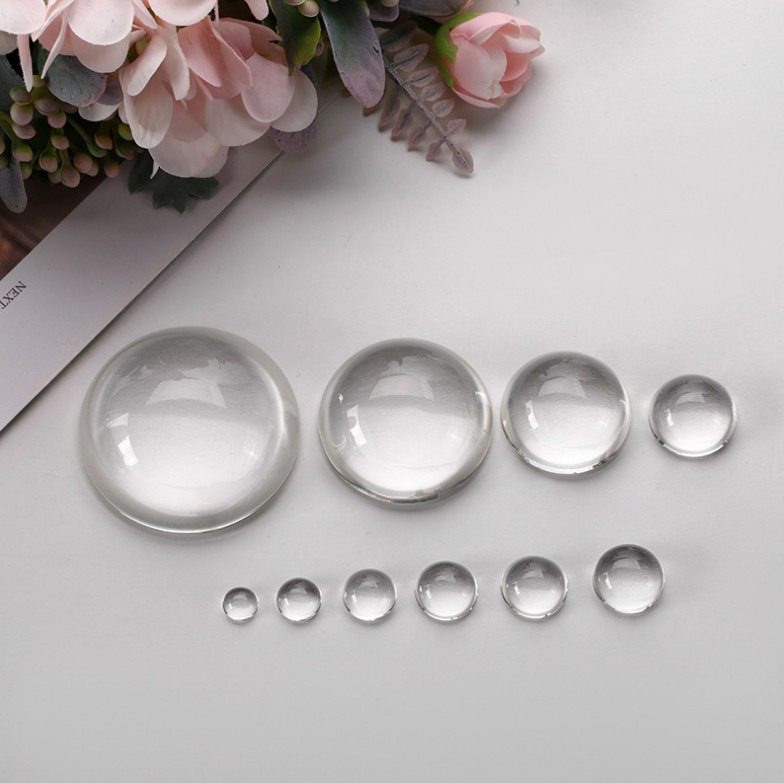 Hemispherical Lens Transparent - Lens Ball Crystal ulasan dan harga