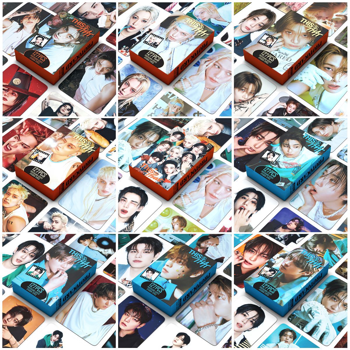 127PCS Boxed Small Card THIS T - Photography News ulasan dan harga