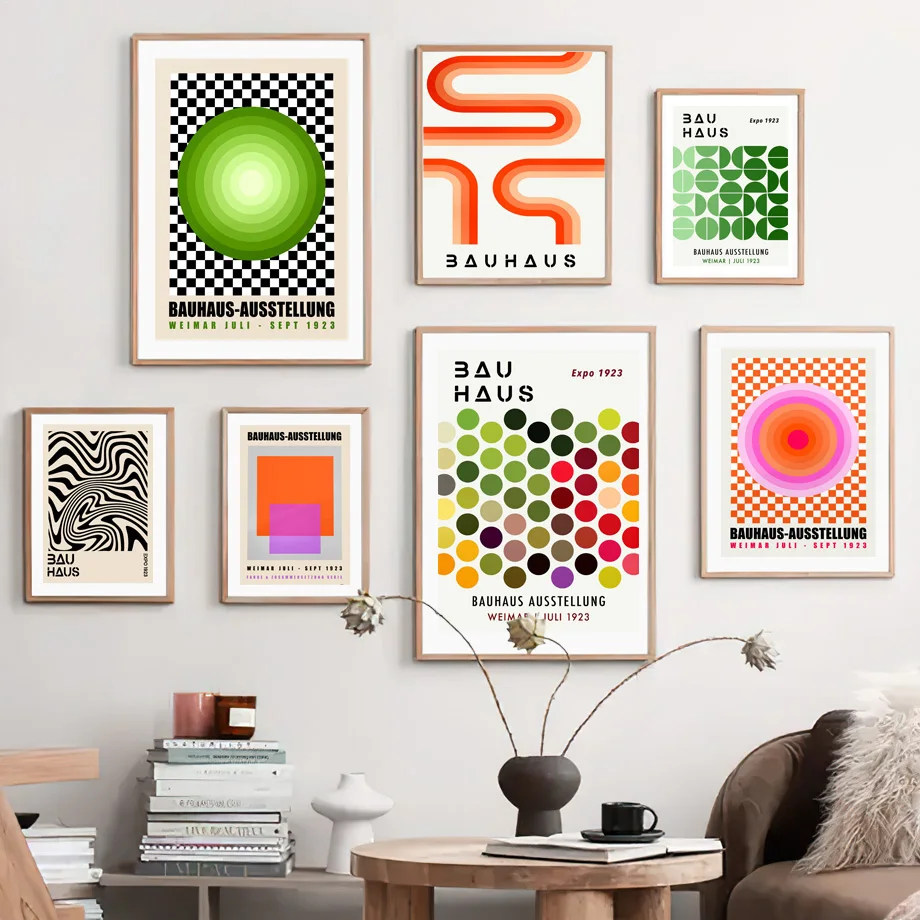 Abstract Geometric Gradient La - Photography Geometry ulasan dan harga