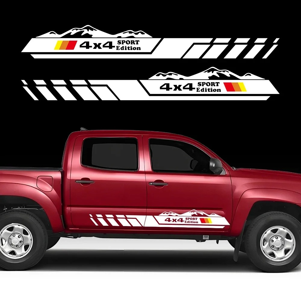 2PCS Pickup 4X4 Sport Stickers - Photography Quotes ulasan dan harga